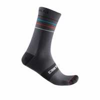 Castelli Endurance 15 Socks Grey/Blue Мъжки чорапи
