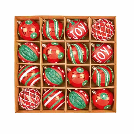 16Pc Baubles 54  