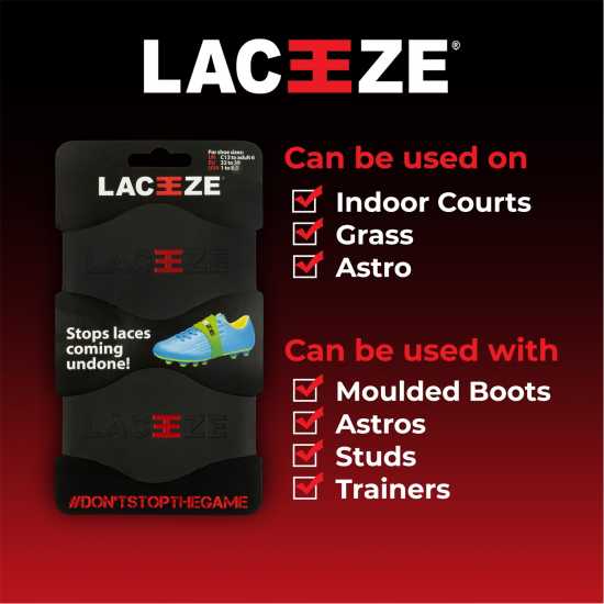 Laceeze Lace Band Original Черно Футболни аксесоари