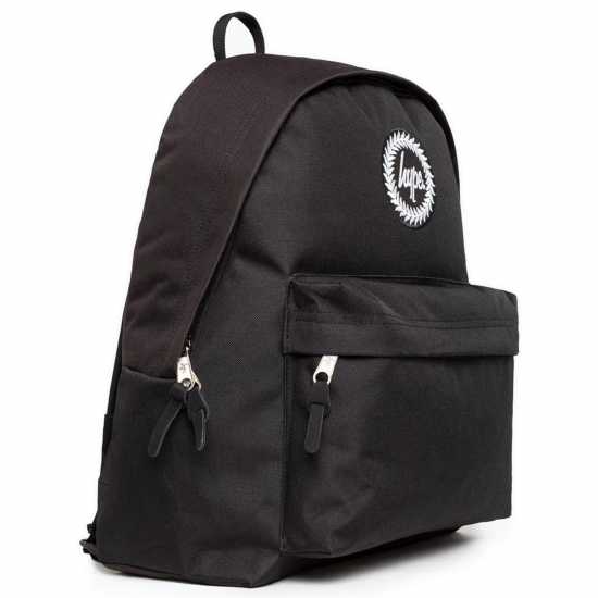 Hype Badge Backpack Black Ученически раници