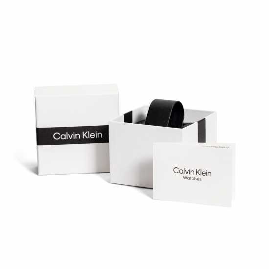 Calvin Klein Ladies  Stainless Steel Crystal Earrings