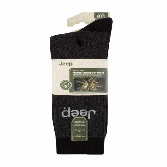 Jeep Men's Plain Boot Socks  
