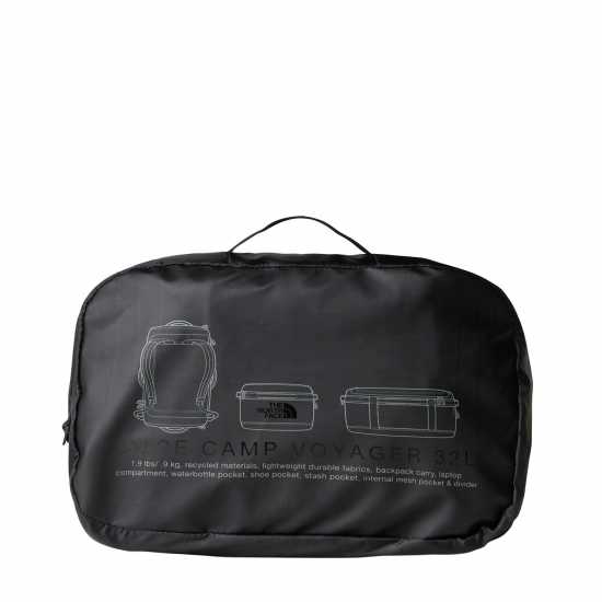 The North Face The North Face Base Camp Voyager Duffel 32L Holdall TNF Blk/Asphgr 