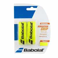 Babolat Sensation Badminton Grips 2 Pack Yellow Бадминтон