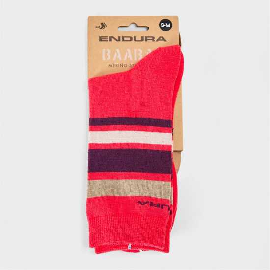 Endura Bb Stripe Sock 61 Гранат Endura Bb Stripe Sock 61 Гранат
