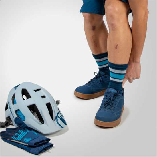 Endura Bb Stripe Sock 61 Черни малини 