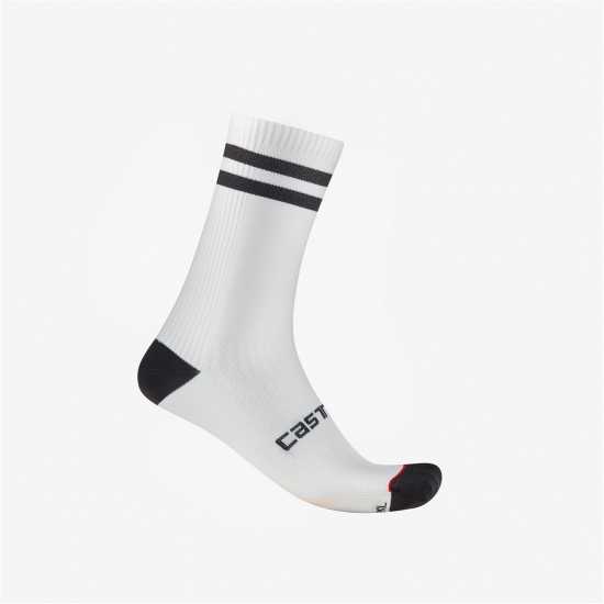 Мъжки чорапи Castelli Original 18 Sock Sn54 Бяло/Черно Castelli Original 18 Sock Sn54 Бяло/Черно Мъжки чорапи