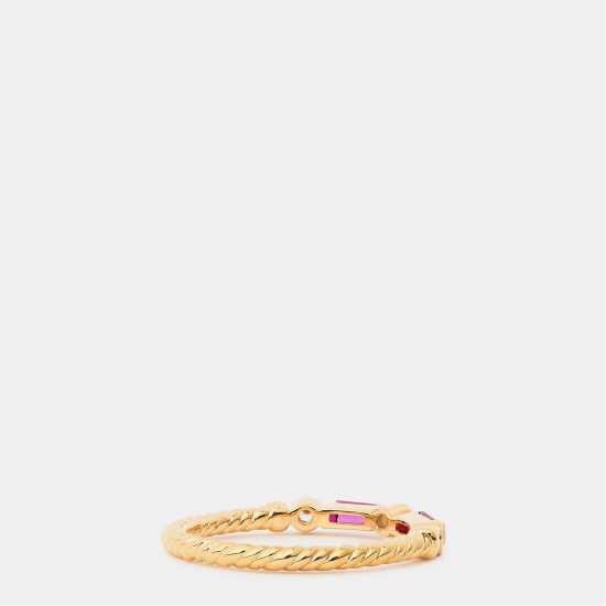 Women's Twisted Rope Band Ring  