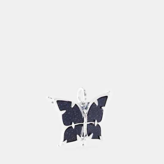 Women's Butterfly Stone-Set Pendant  