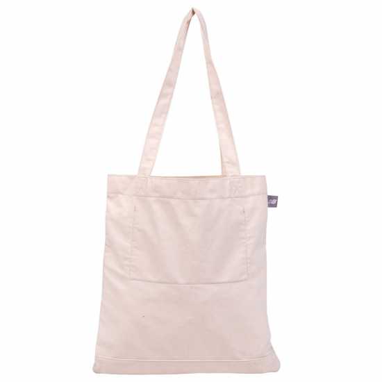 New Balance Stacked Logo Red Tote Bags  