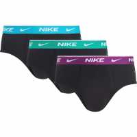 Nike 3 Pack Briefs Mens Blck/Dusty Ctus Мъжко бельо