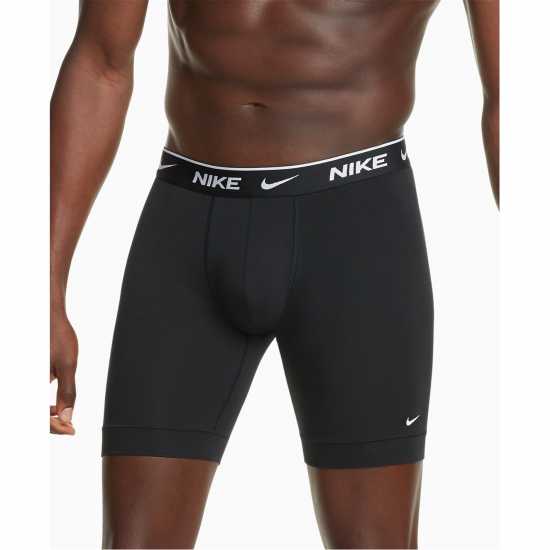 Nike Мъжки Боксерки 3 Pack Long Boxers Mens  Мъжко бельо