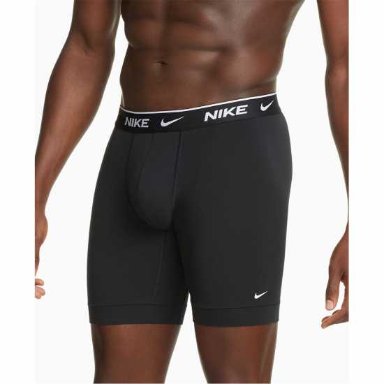 Nike Мъжки Боксерки 3 Pack Long Boxers Mens  Мъжко бельо