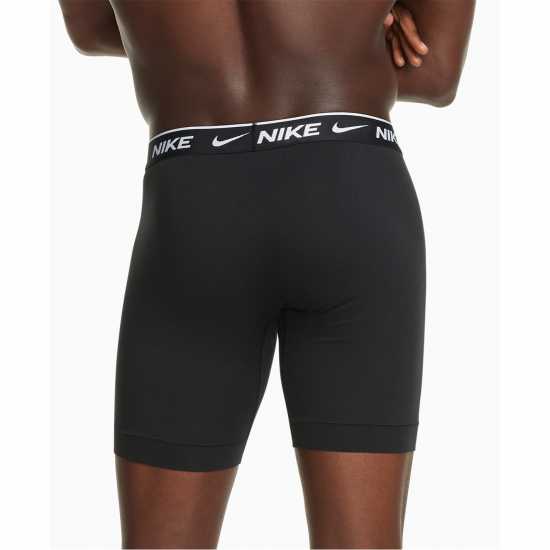 Nike Мъжки Боксерки 3 Pack Long Boxers Mens  Мъжко бельо