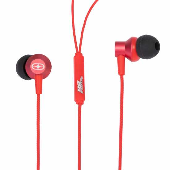 No Fear Wired Earphones Red Слушалки