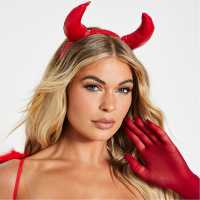 I Saw It First Isawitfirst Vinyl Devil Headband  