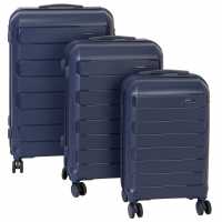 Твърд Куфар Linea Linea Monza Suitcase, Pp Hard Suitcase, Travel Luggage, (22Inch Cabine Friendly) Navy Куфари и багаж