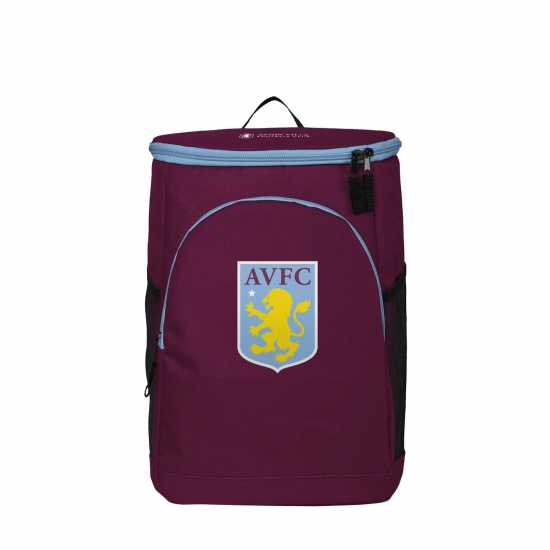 Team Crest Football Insulated Cooler Backpack Bag Астън Вила Ученически раници