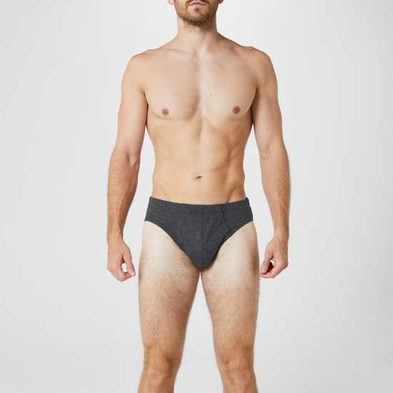 Donnay Essential Mens 5-Pack Briefs Сиво многоцветно Мъжко бельо