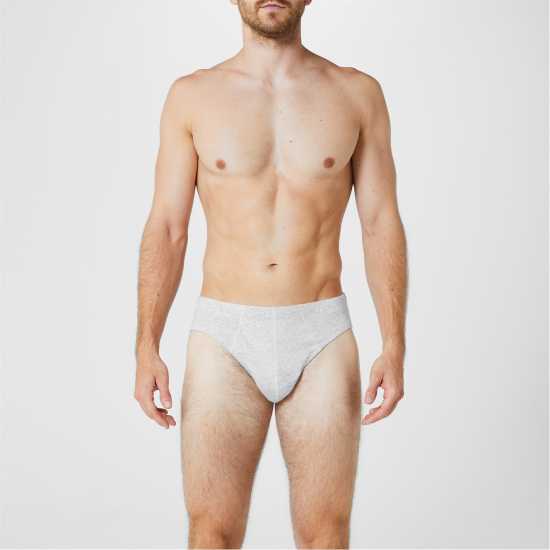 Donnay Essential Mens 5-Pack Briefs Сиво многоцветно Мъжко бельо