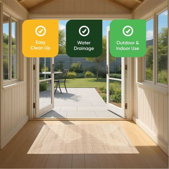 Streetwize Jute Od Rug 99 Бежово Градина