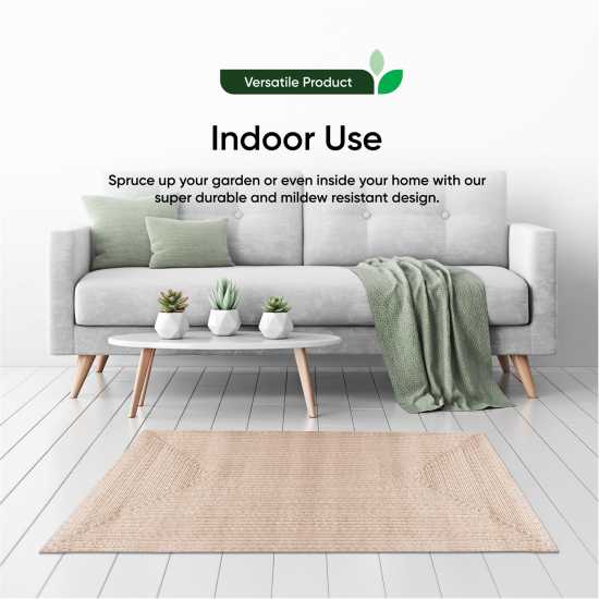 Streetwize Jute Od Rug 99 Бежово Градина
