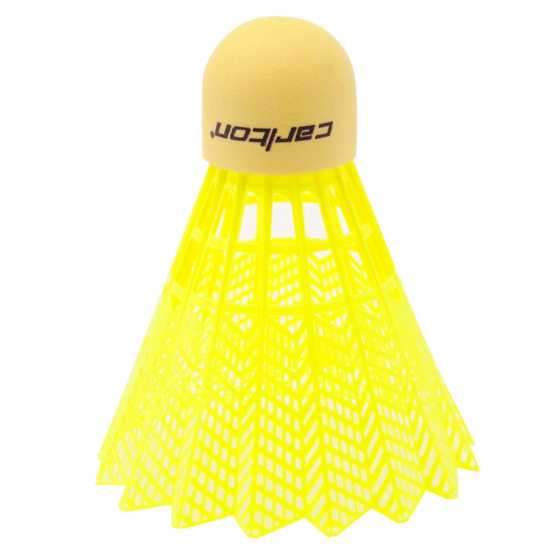 Carlton T800 Shuttlecocks 6 Pack Жълто Бадминтон