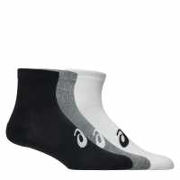 Asics 3 Pack Quarter Sock Unisex Adults Asics 3 Pack Quarter Sock Unisex Adults