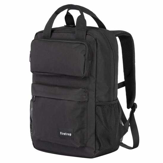 Ученически раници Firetrap Lazer Backpack Черно Firetrap Lazer Backpack Черно Ученически раници