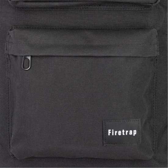 Firetrap Lazer Backpack Black Ученически раници