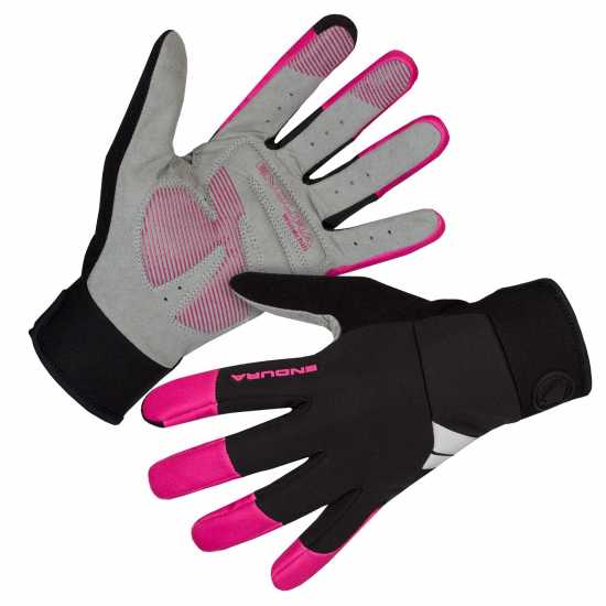Ръкавици за колоездене Endura Women's Windchill Glove Черно розово Endura Women's Windchill Glove Черно розово Ръкавици за колоездене