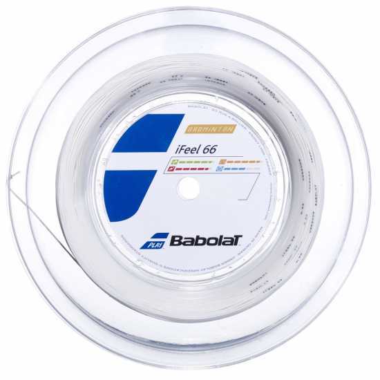 Babolat Ifeel 200M Badminton String White Бадминтон