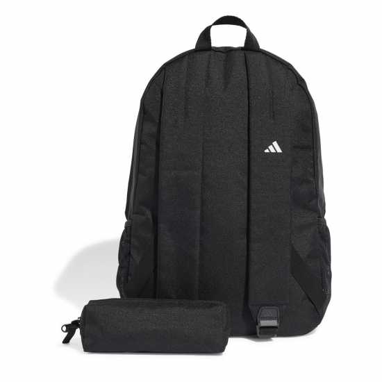 Ученически раници Adidas Backpack With Pencil Case Adults Черно Adidas Backpack With Pencil Case Adults Черно Ученически раници