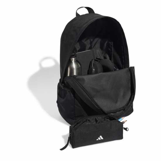 Ученически раници Adidas Backpack With Pencil Case Adults Черно Adidas Backpack With Pencil Case Adults Черно Ученически раници