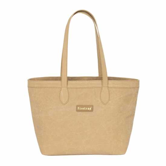 Firetrap Kraft Tote Bag Бежово Портфейли