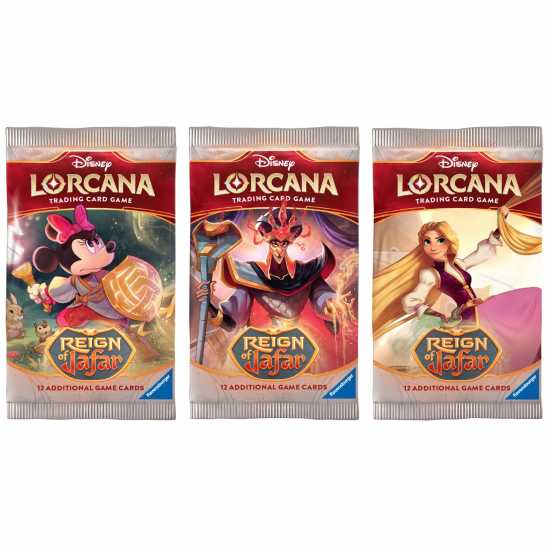 Disney Lorcana Reign Of Jafar Booster Pack Card Games  