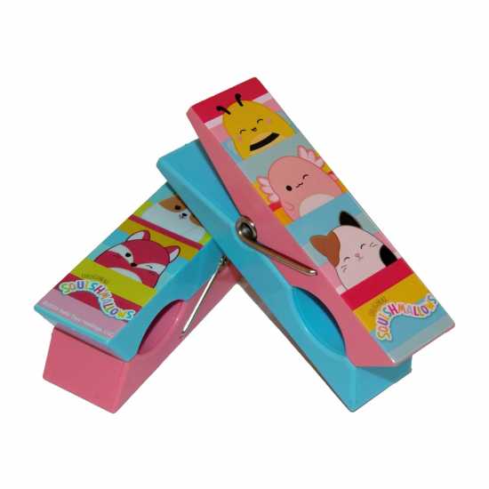 Squishmallows Kids Travel Towel Clips Set  