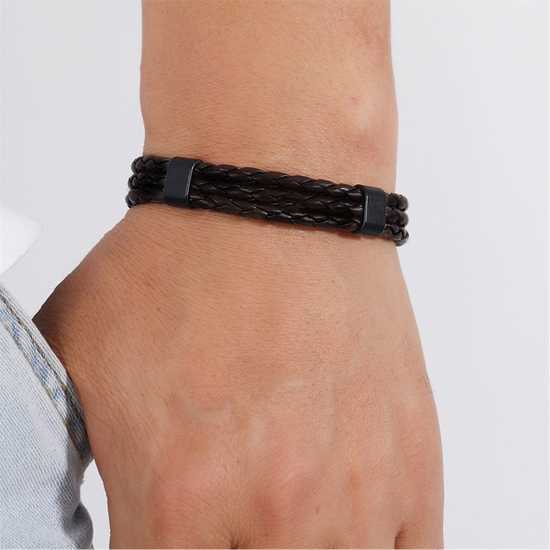 Mens Leather Clasp Bracelet 5596-Np-Mclaspb  Бижутерия