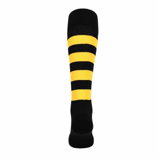 Atak Sports Hooped Socks Junior Черно/Злато 