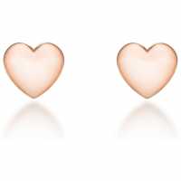 Silver Rp Mini Heart   Earrings  Бижутерия