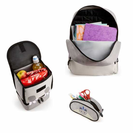 Zappi Co Team Zappi Co Baby Animal Backpack Set T-Rex (Backpack Lunch Box Pencil Case) Zappi Co Team Zappi Co Baby Animal Backpack Set T-Rex (Backpack Lunch Box Pencil Case)