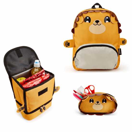 Zappi Co Baby Animal Lion Backpack  Ученически раници
