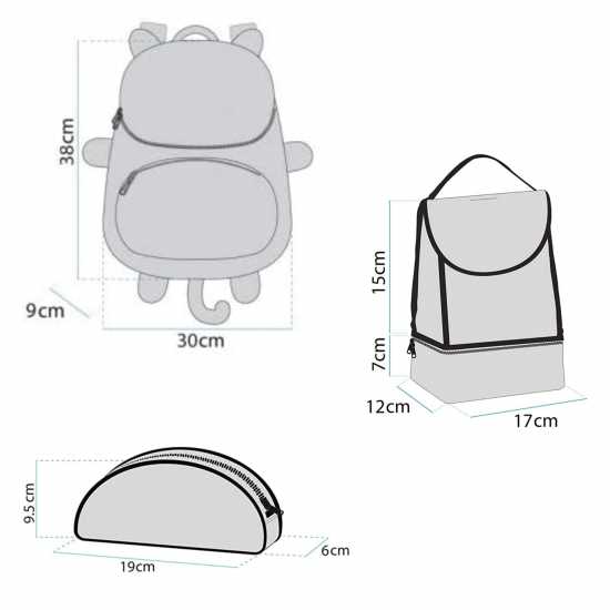 Zappi Co Baby Animal Lion Backpack  Ученически раници