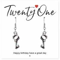 21St Birthday Earrings An