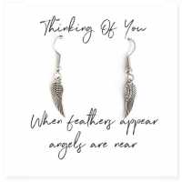 Angel Feather Ss Earrings 00102-Cdn-Fhfeh