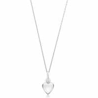 Silver Heart Pendant Necklace  Бижутерия