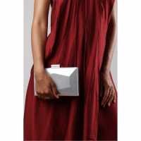 Wheres That From Embellished Evening Clutch Сребърно Wheres That From Embellished Evening Clutch Сребърно