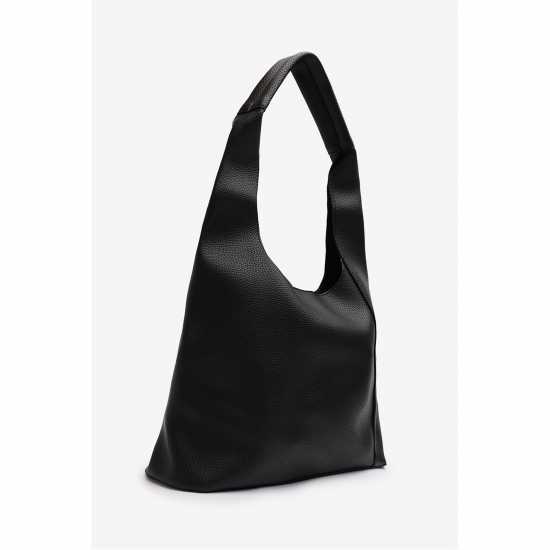 Wheres That From Luxury Black Shoulder Tote Bag With Minimalist Design  
