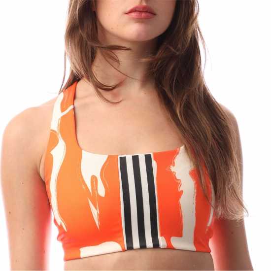 Adidas Дамски Спортен Сутиен За Средно Интензивни Тренировки Thebe Magugu Medium Support Bra  