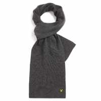 Lambswool Ribbed Scarf  